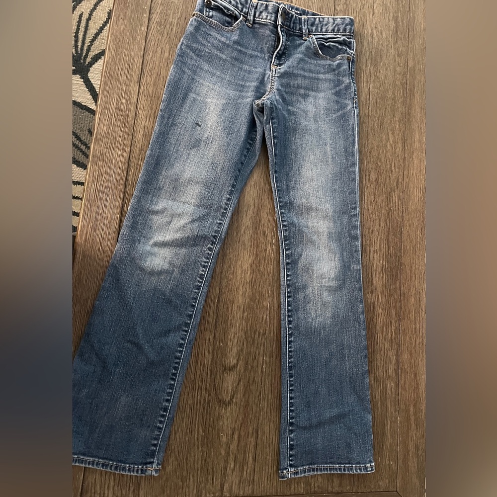 GAP Boys Bootcut Jeans in Faded Blue Wash